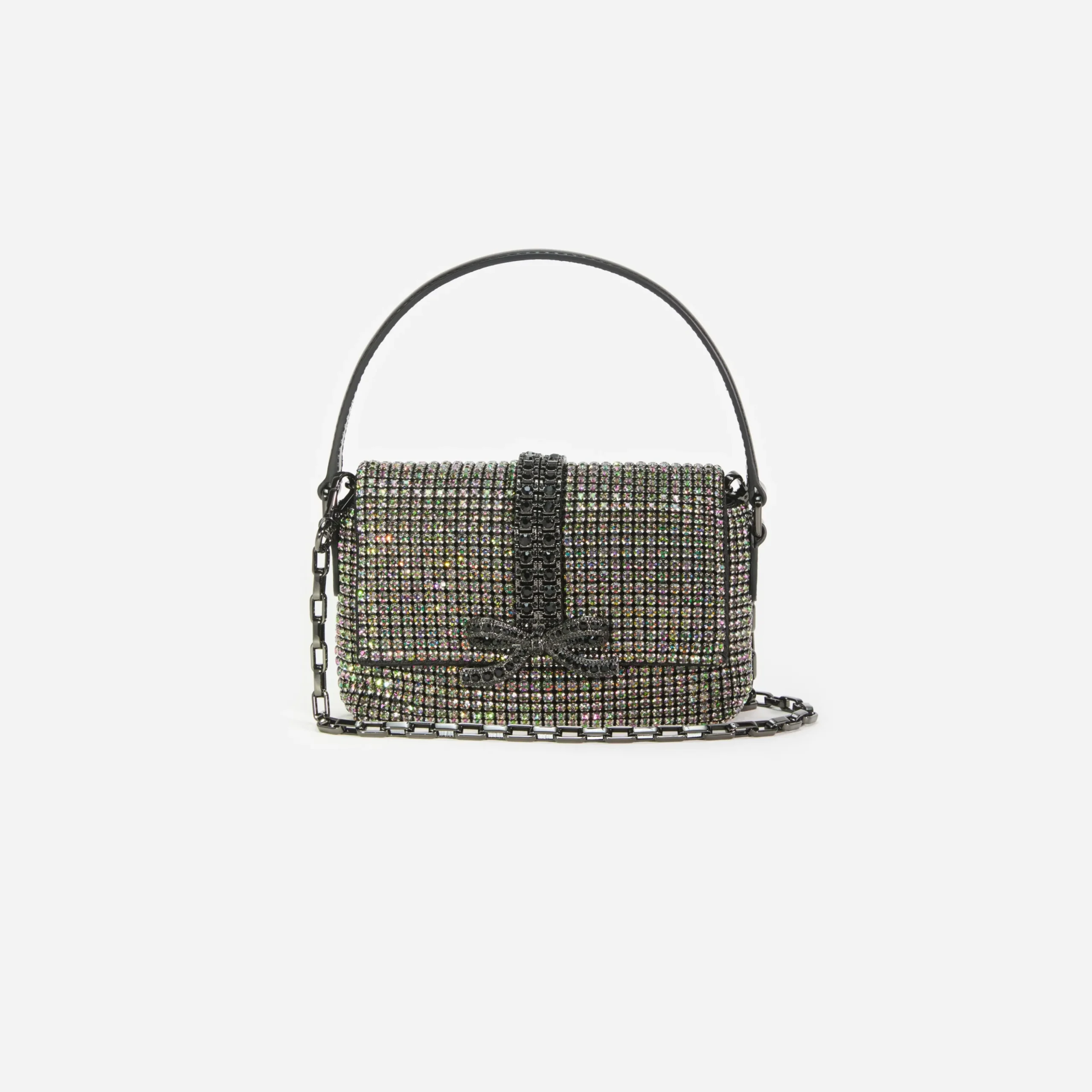 Rhinestone Chainmail Micro Bag^self-portrait Best Sale