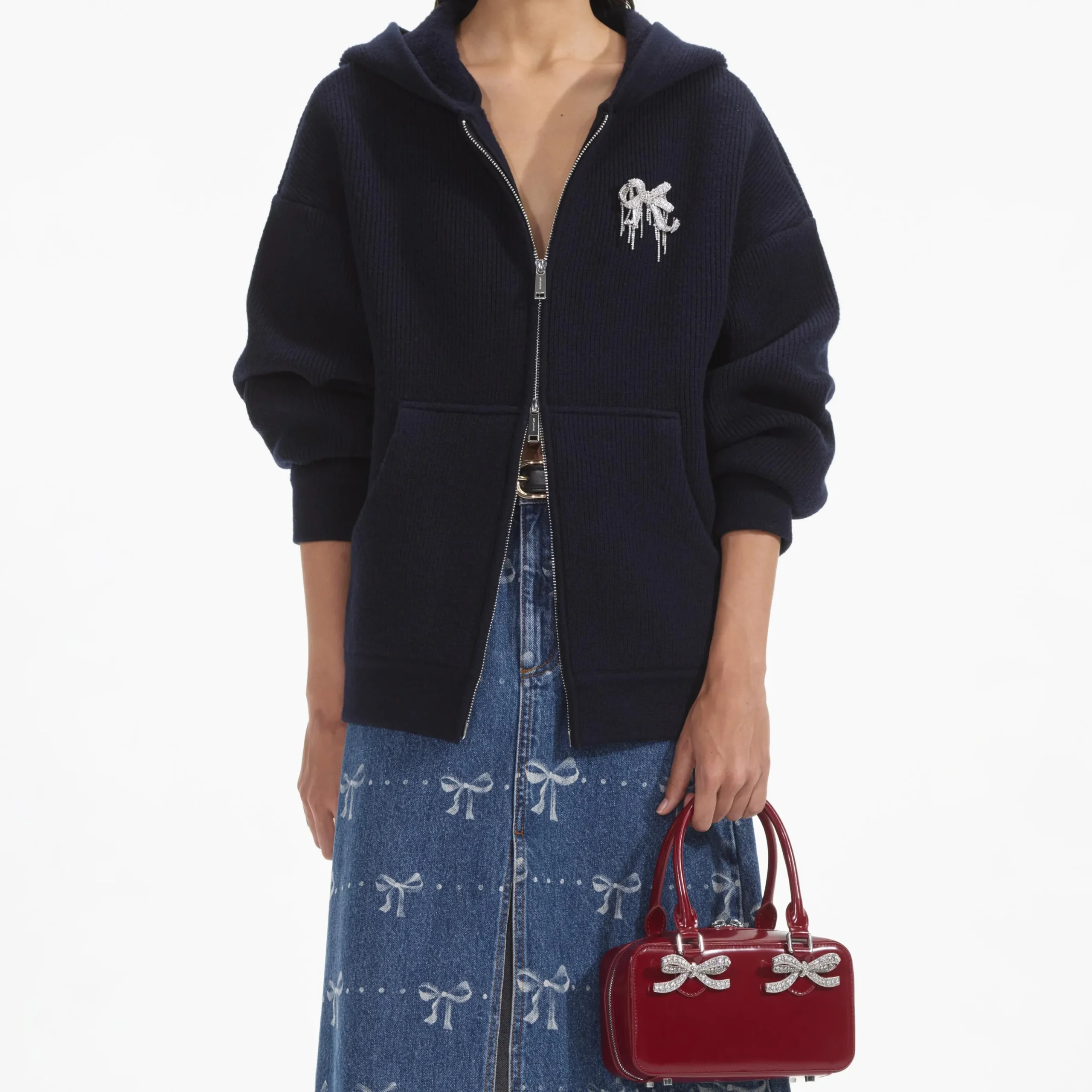 Knit Hoodie^self-portrait New