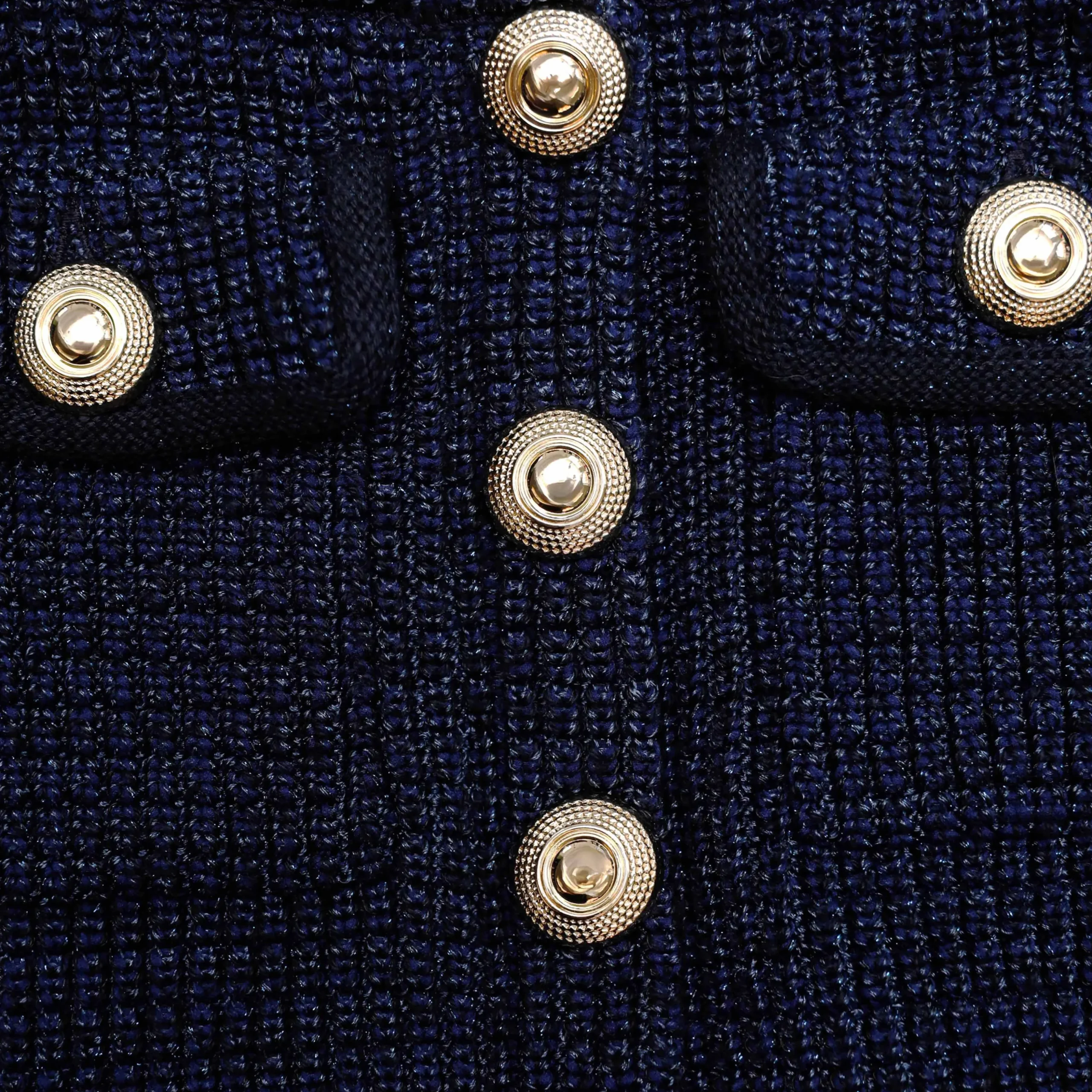 Knit Peplum Midi Dress^self-portrait Flash Sale