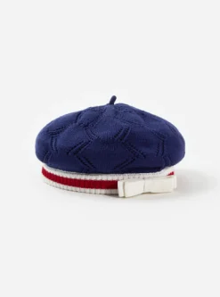 Textured Knit Beret^self-portrait Shop
