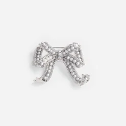 Crystal Bow Brooch^self-portrait Discount
