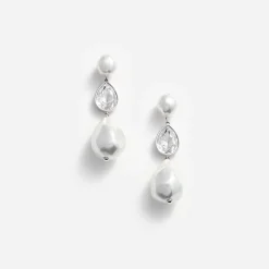 Crystal Droplet Earrings^self-portrait New
