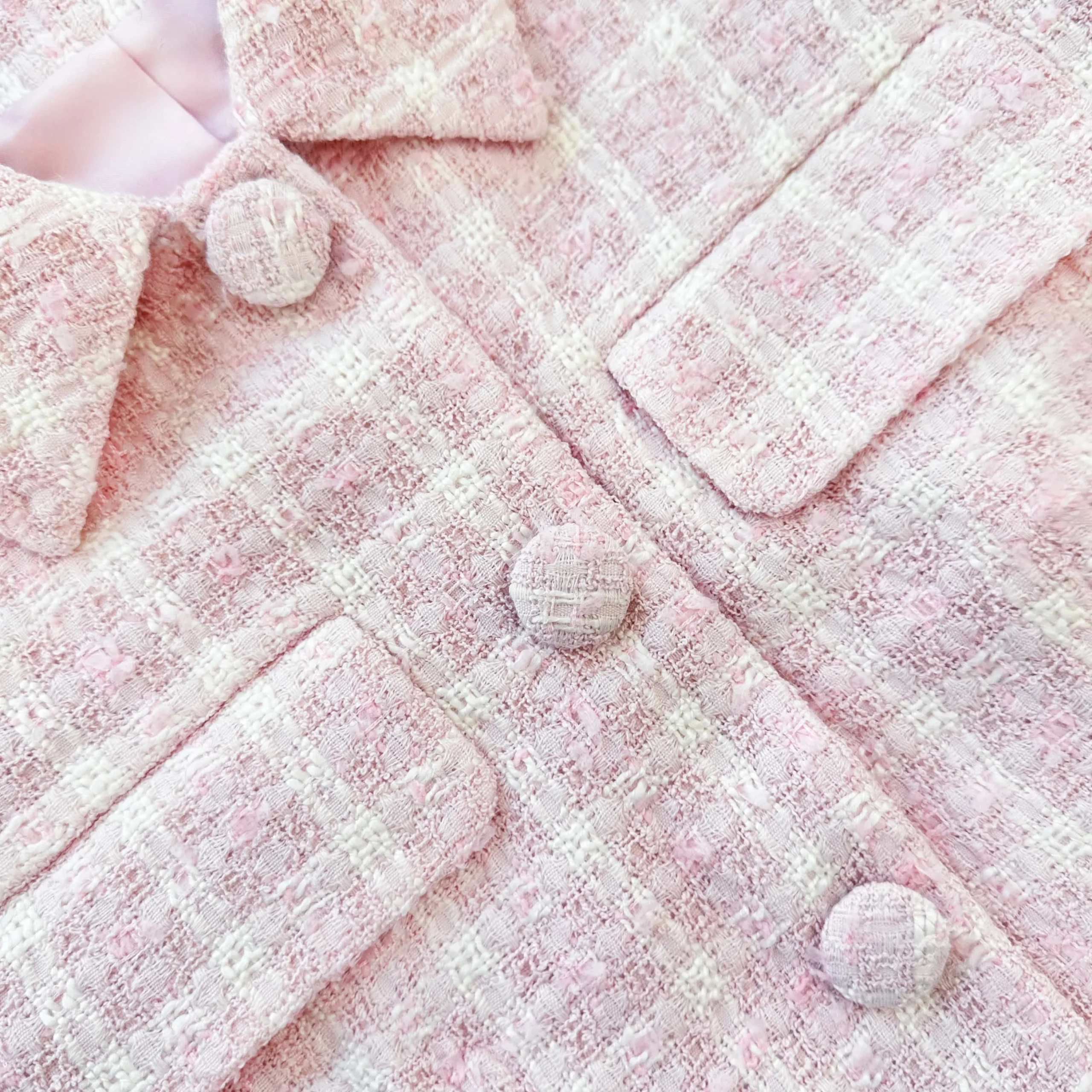 Boucle Checked Mini Dress^self-portrait New