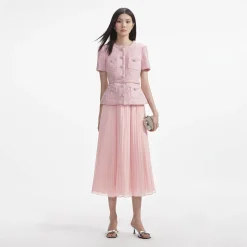 Boucle Midi Dress^self-portrait Outlet