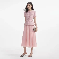 Boucle Midi Dress^self-portrait Outlet