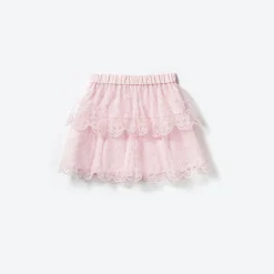 Bow Mesh Mini Skirt^self-portrait Online