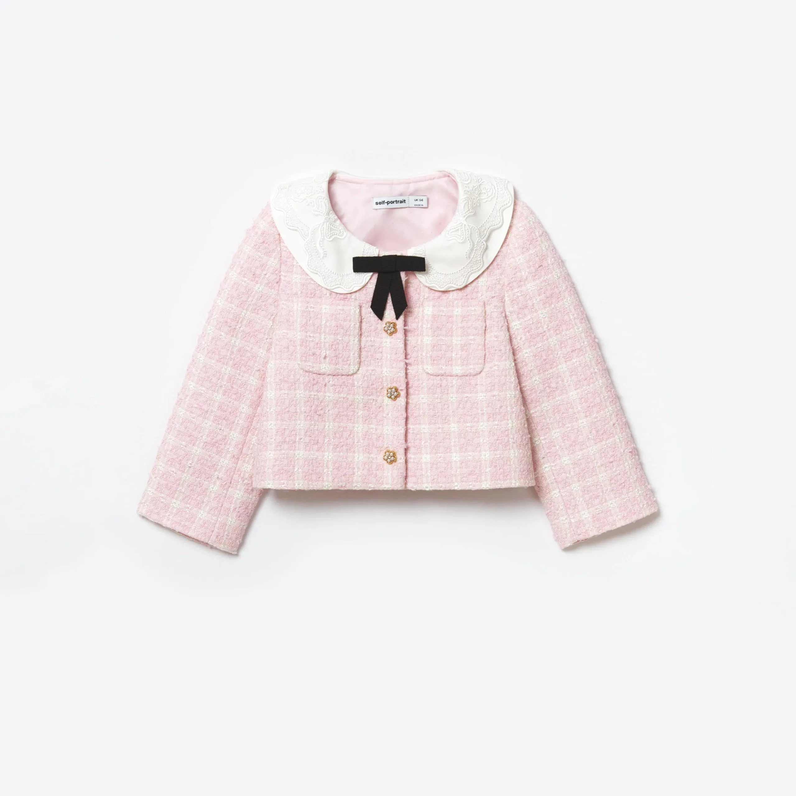 Check Boucle Jacket^self-portrait Clearance