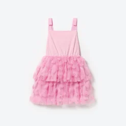 Jersey And Tulle Dress^self-portrait Flash Sale