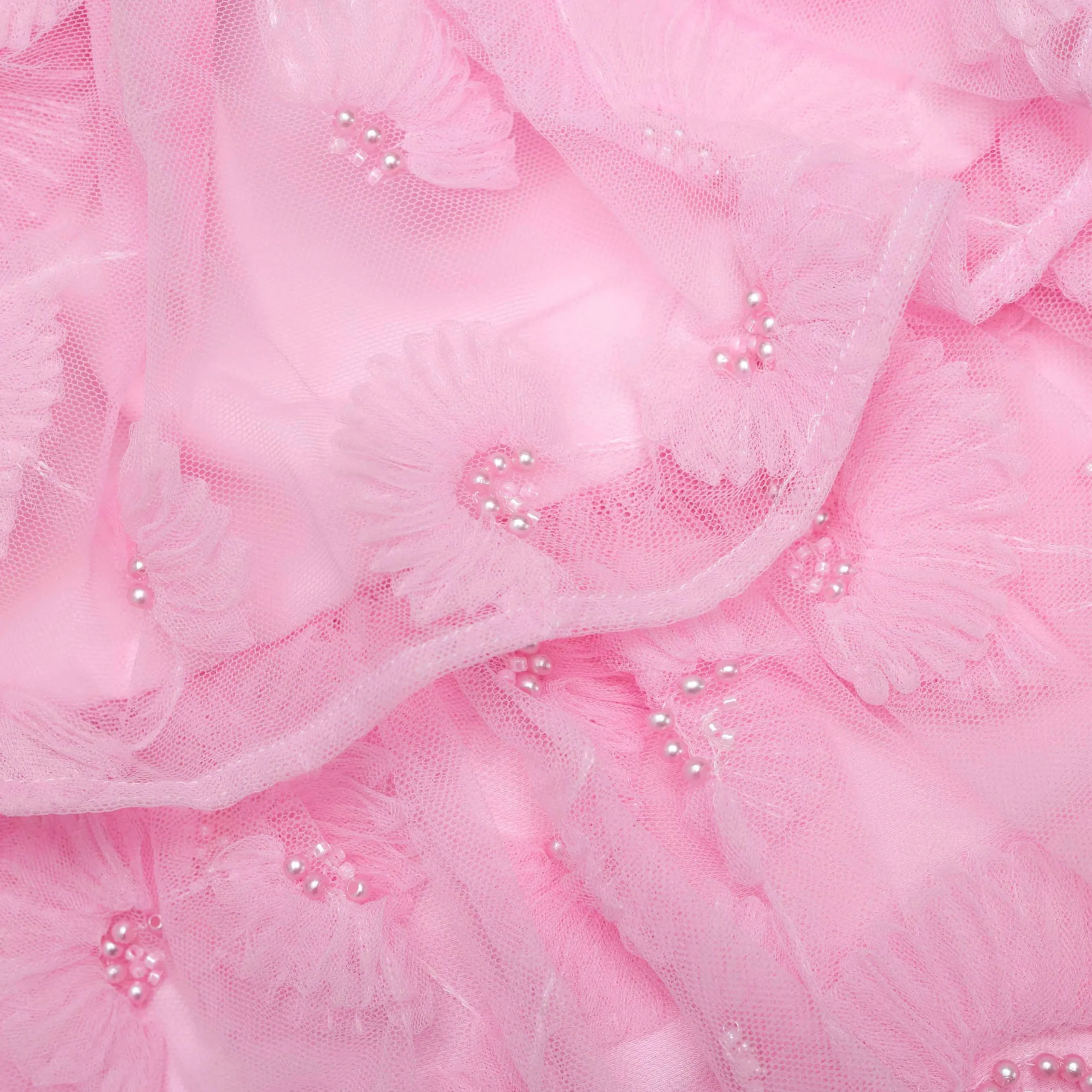 Jersey And Tulle Dress^self-portrait Flash Sale