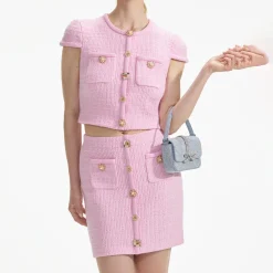 Jewel Button Knit Top^self-portrait Cheap