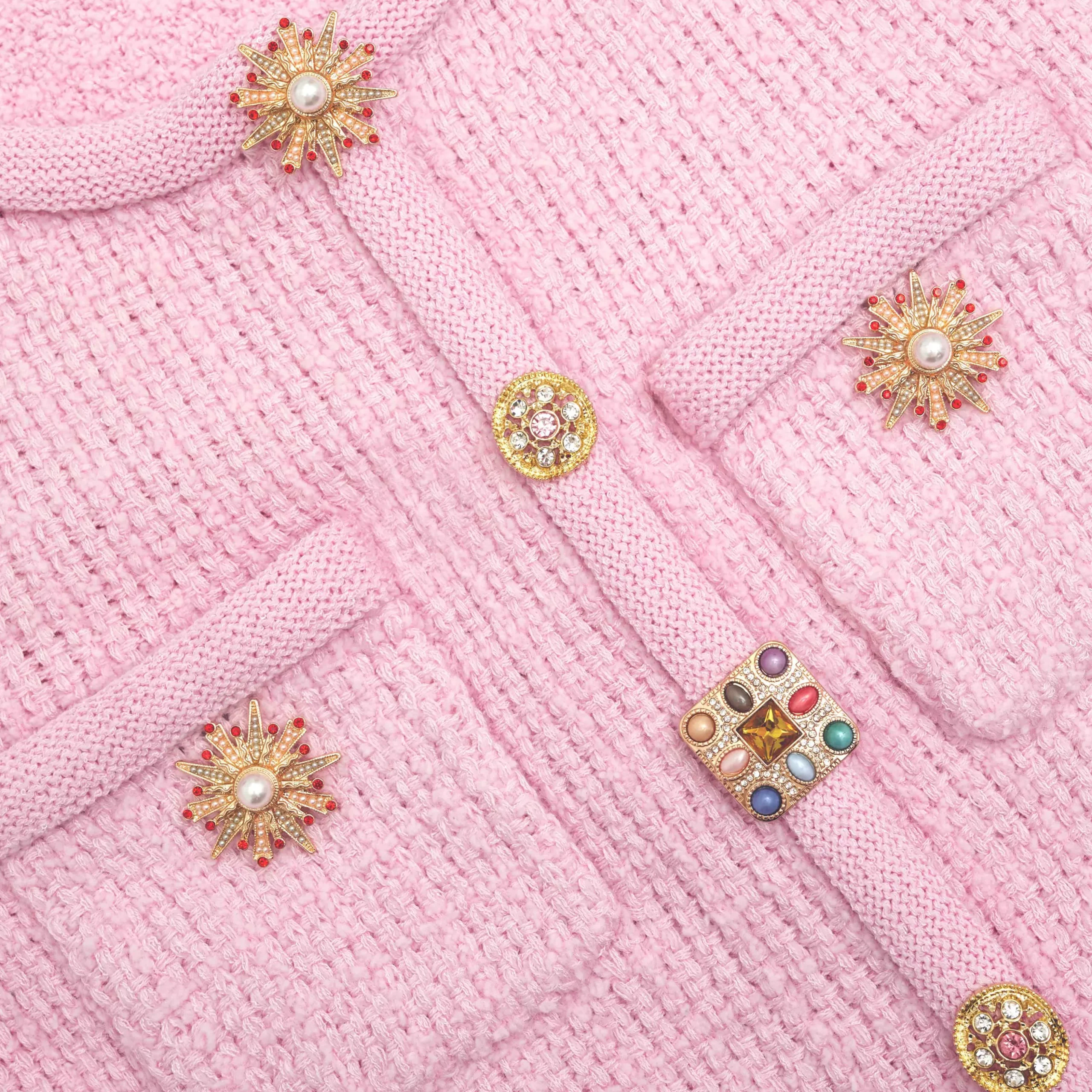 Jewel Button Knit Top^self-portrait Cheap
