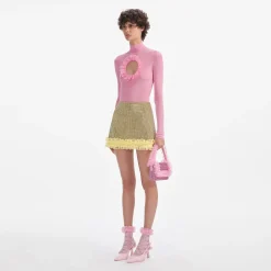 Knit Cut Out Bodysuit^self-portrait Best