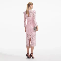Lace Bustier Midi Dress^self-portrait Outlet