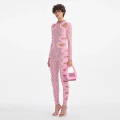 Lace Cut Out Jumpsuit^self-portrait New
