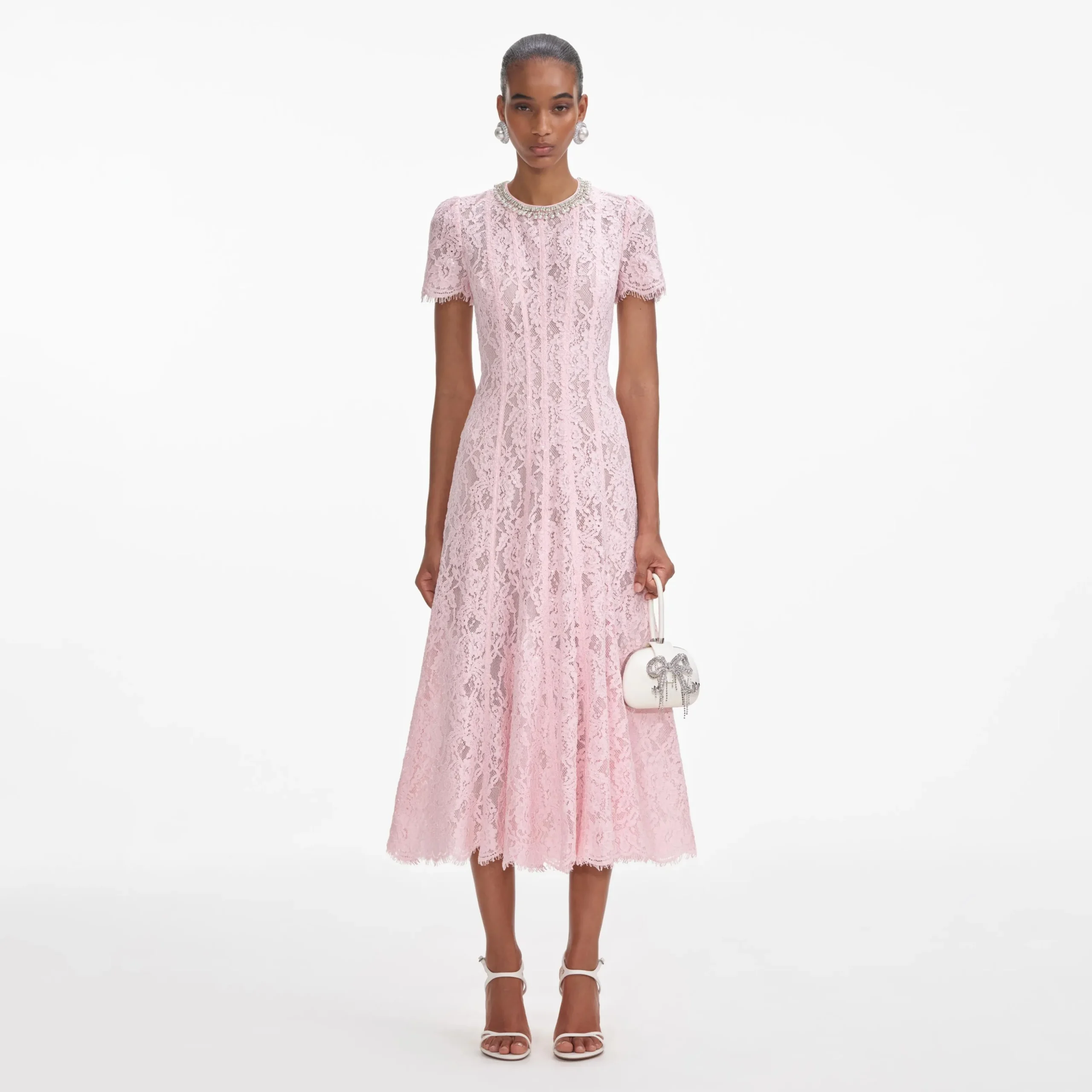 Lace Embellished Midi Dress^self-portrait Online