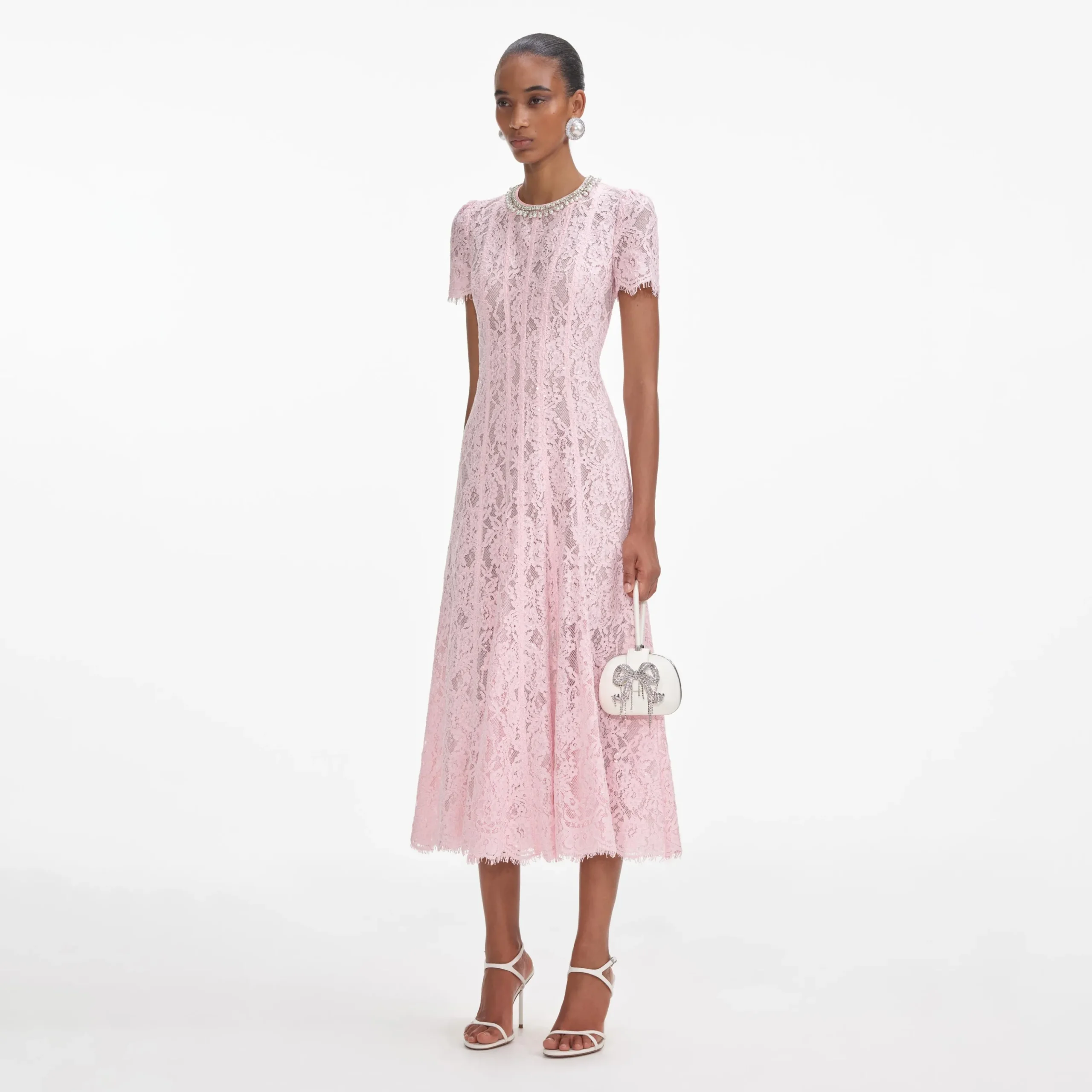 Lace Embellished Midi Dress^self-portrait Online