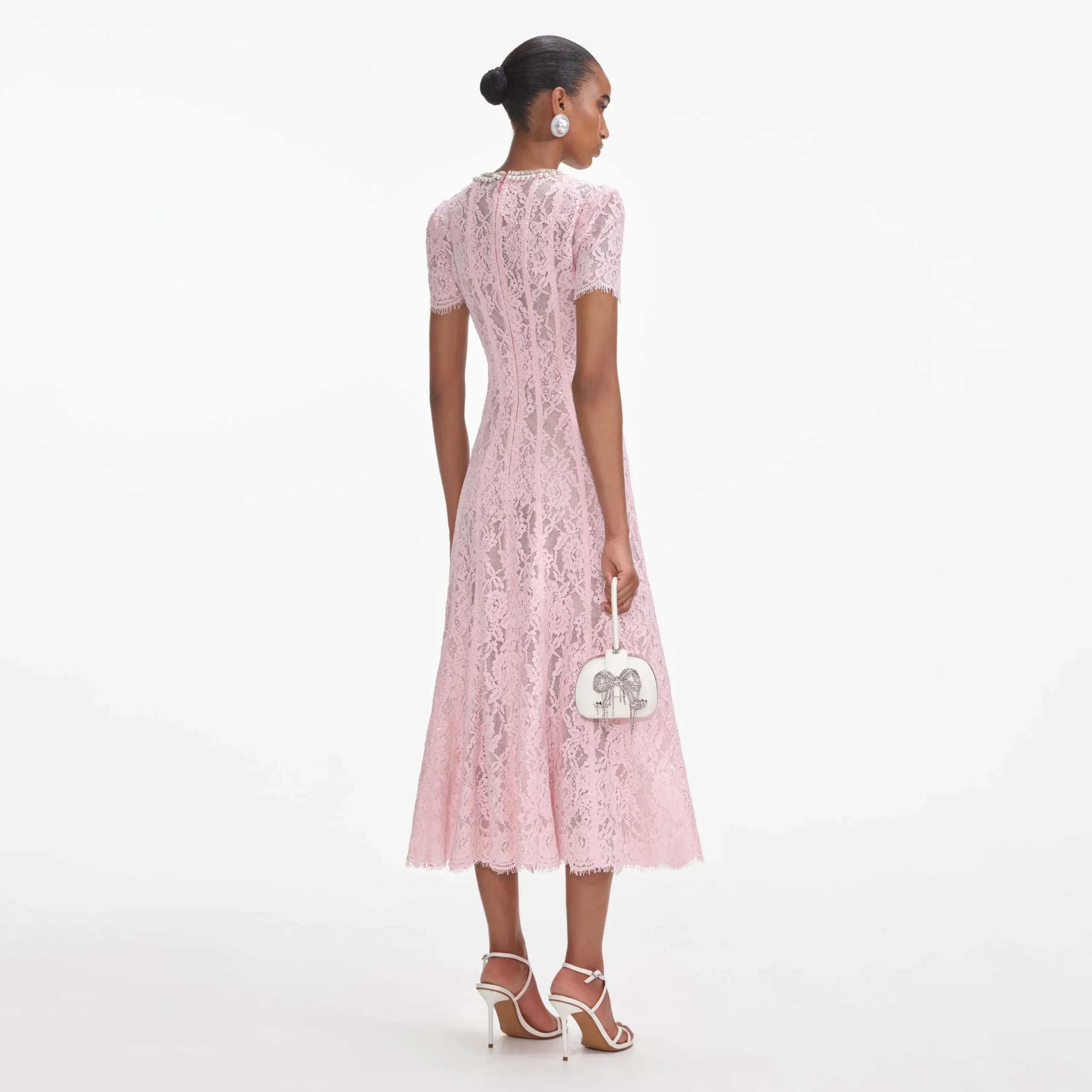 Lace Embellished Midi Dress^self-portrait Online