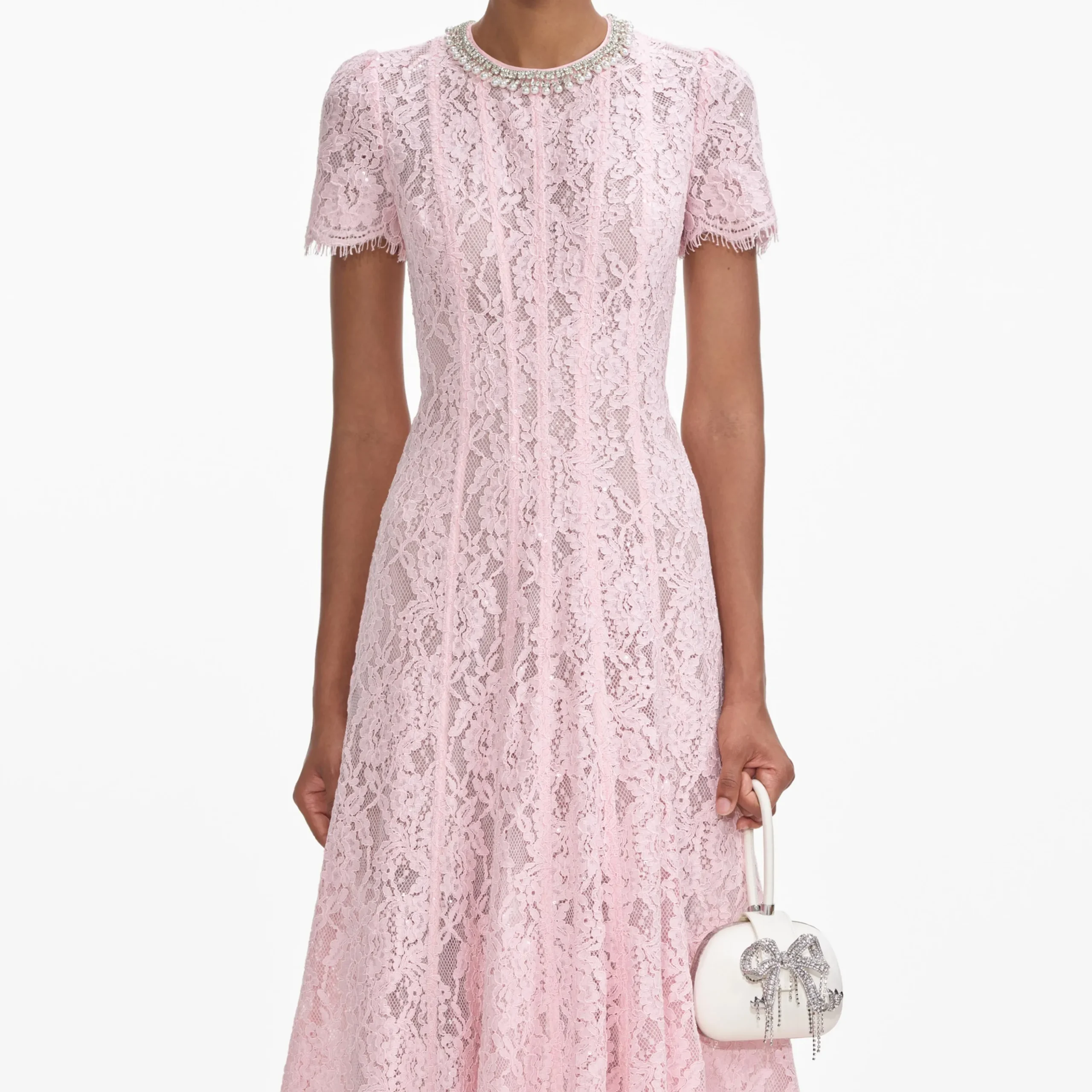 Lace Embellished Midi Dress^self-portrait Online