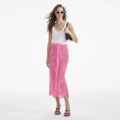 Lace Midi Skirt^self-portrait Flash Sale
