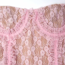 Lace Ruffle Midi Dress^self-portrait Store