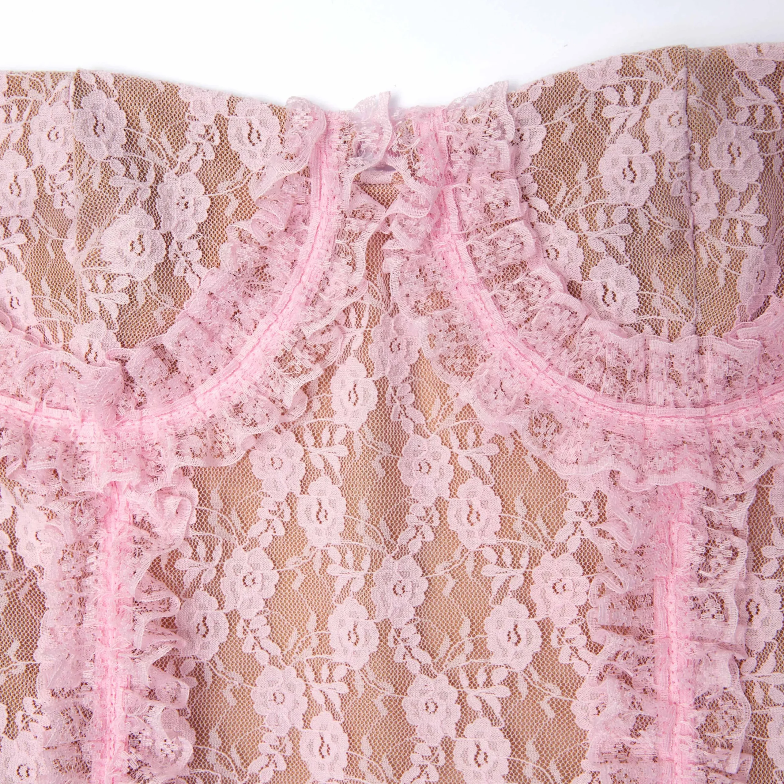 Lace Ruffle Midi Dress^self-portrait Store