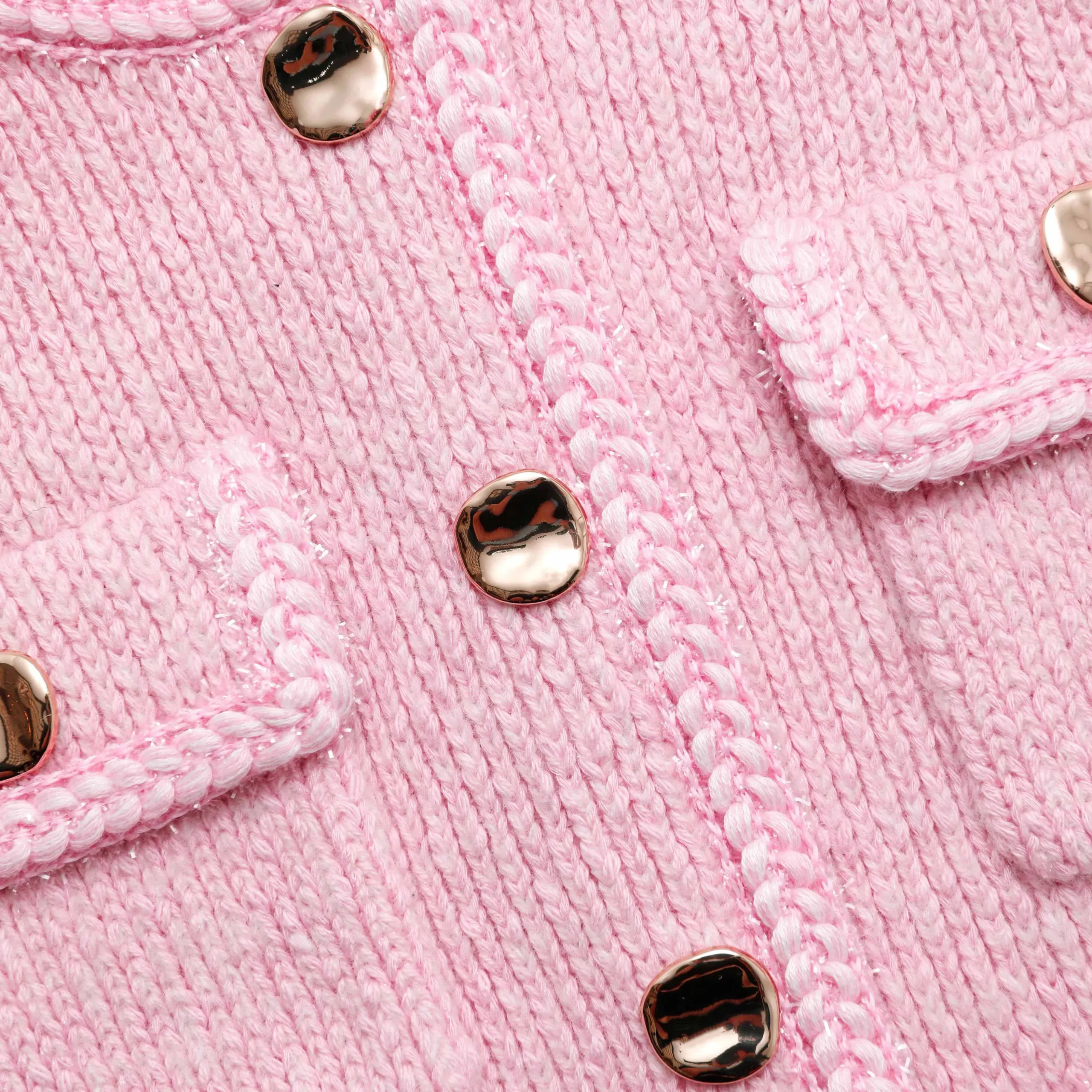 Melange Merino Cardigan^self-portrait Flash Sale
