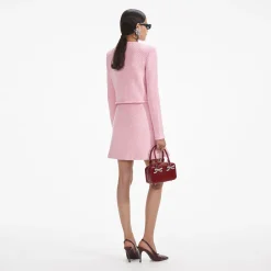 Melange Merino Knit Skirt^self-portrait New