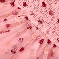 Mesh Heart Sequin Dress^self-portrait Best Sale
