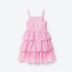 Organza Lace Midi Dress^self-portrait Discount