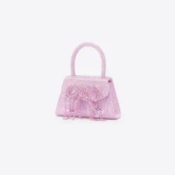 Rhinestone Embellished Micro Bow Bag^self-portrait New