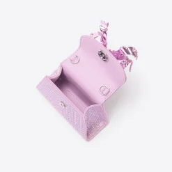 Rhinestone Embellished Micro Bow Bag^self-portrait New