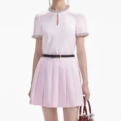 Satin Embellished Top^self-portrait Online