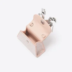 Satin Heart Rhinestone Micro Bow Bag^self-portrait New