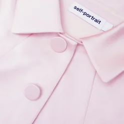 Satin Tailored Mini Dress^self-portrait Store