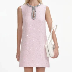 Sequin Boucle Mini Dress^self-portrait Shop