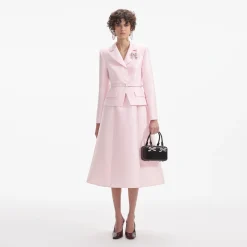 Tailored Taffeta Midi Dress^self-portrait Online