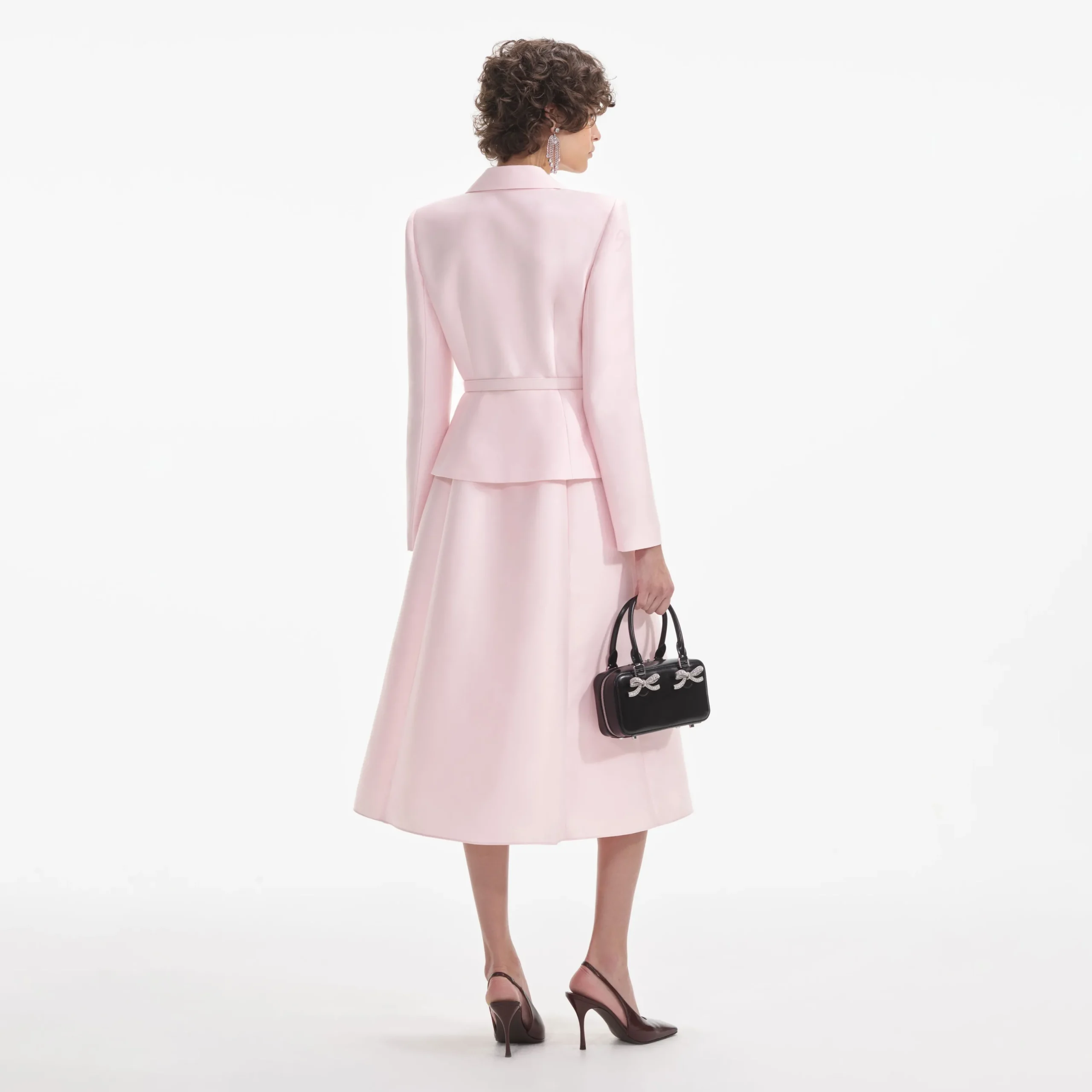 Tailored Taffeta Midi Dress^self-portrait Online