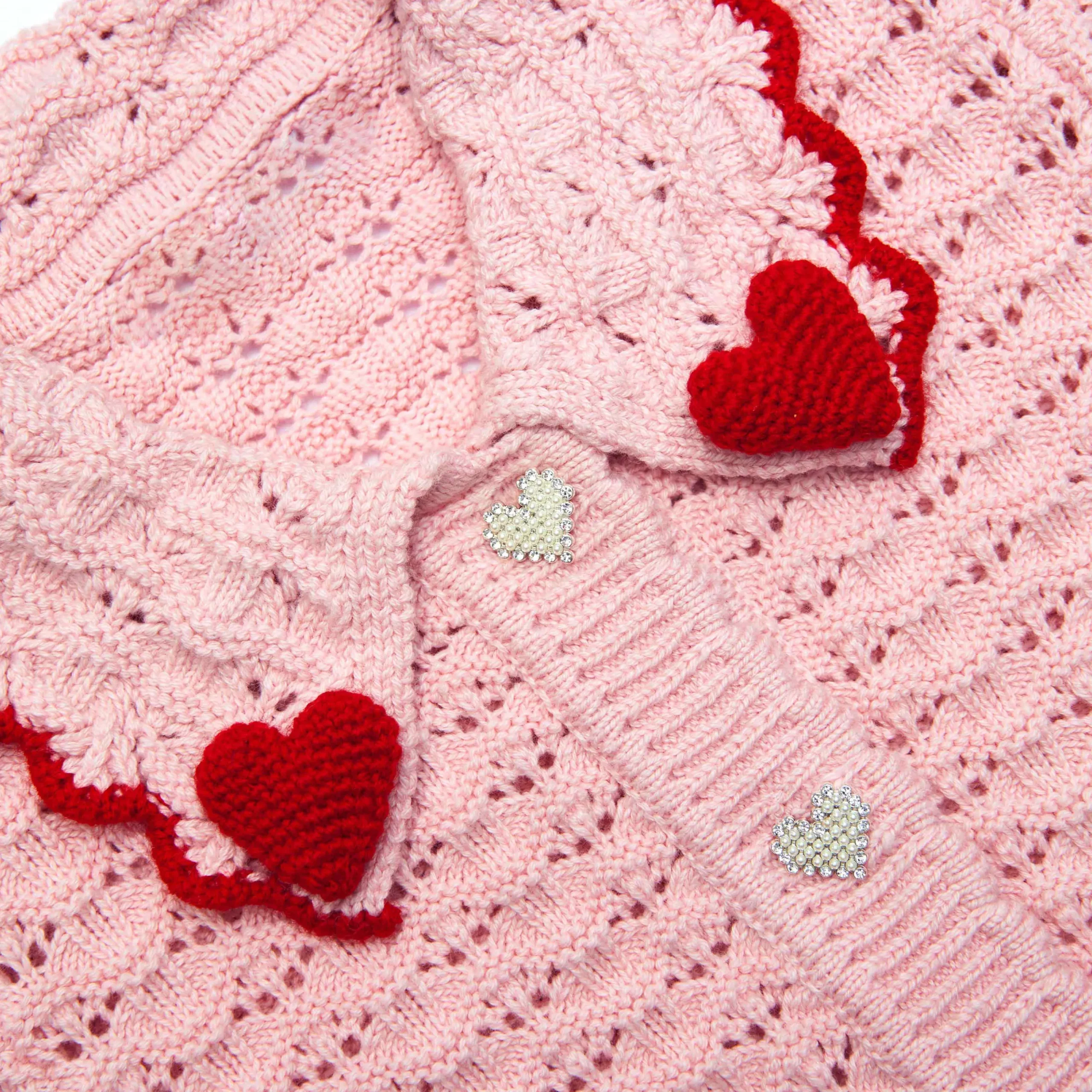 Textured Heart Detail Cardigan^self-portrait Flash Sale