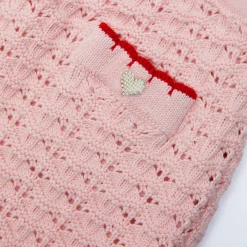 Textured Knit Heart Detail Skirt^self-portrait New