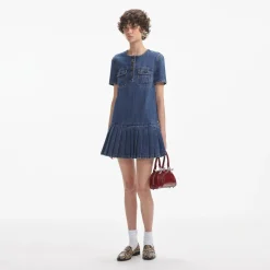 Denim Mini Dress^self-portrait Best