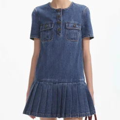 Denim Mini Dress^self-portrait Best