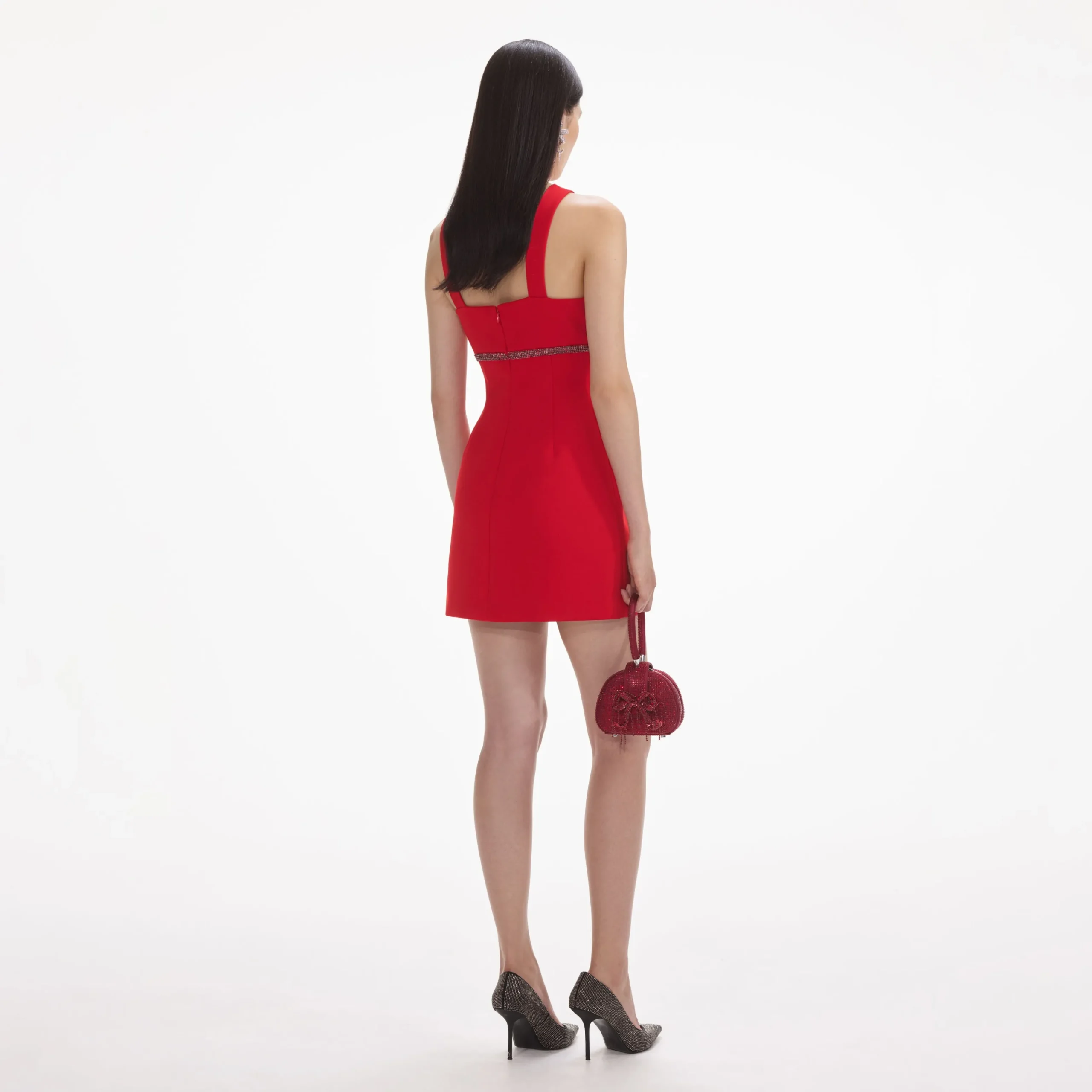 Crepe Mini Dress^self-portrait Outlet