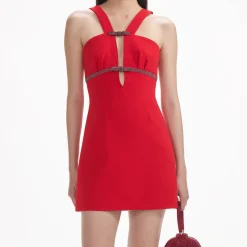 Crepe Mini Dress^self-portrait Outlet