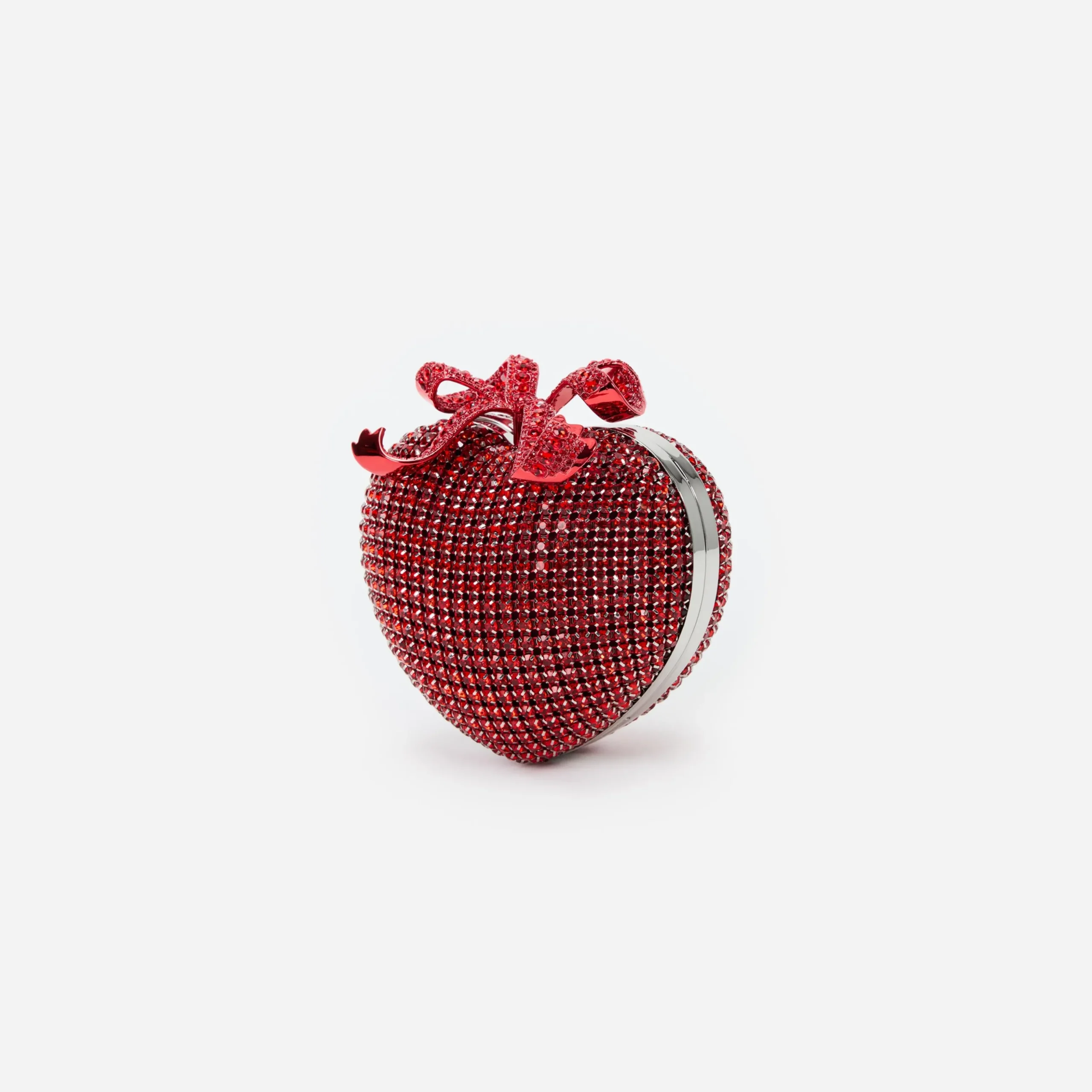 Crystal Heart Clutch^self-portrait New