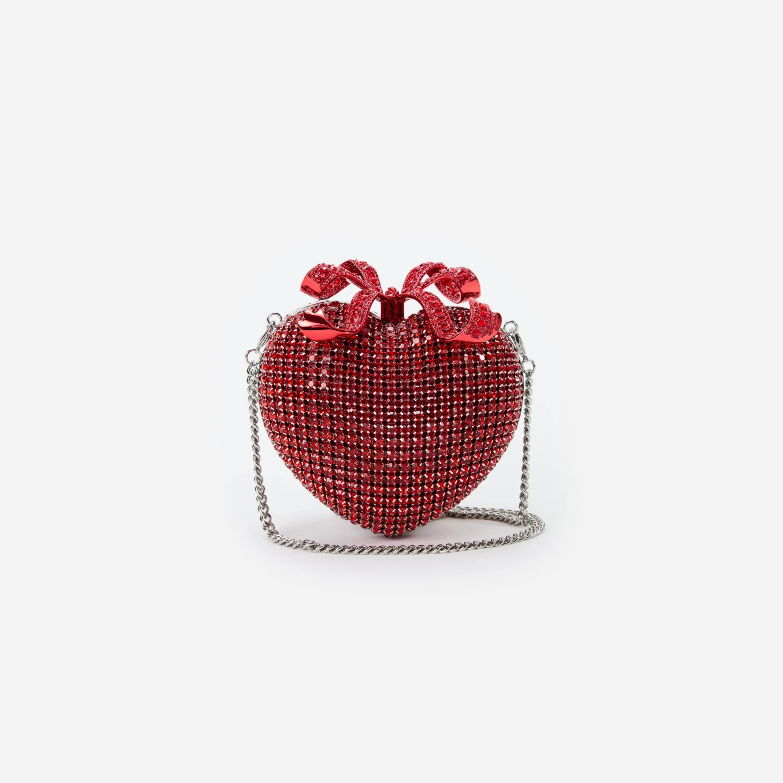 Crystal Heart Clutch^self-portrait New