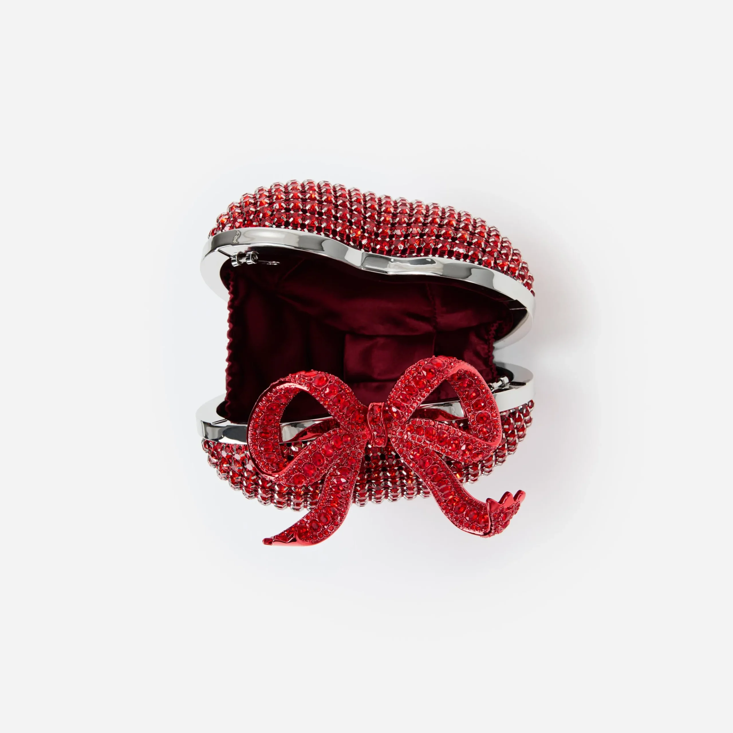 Crystal Heart Clutch^self-portrait New