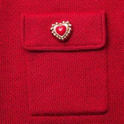 Knit Heart Buttoned Midi Skirt^self-portrait Store