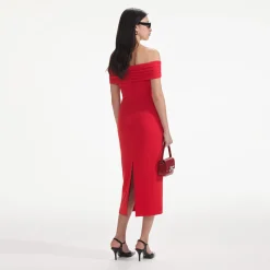 Off Shoulder Midi Dress^self-portrait Flash Sale