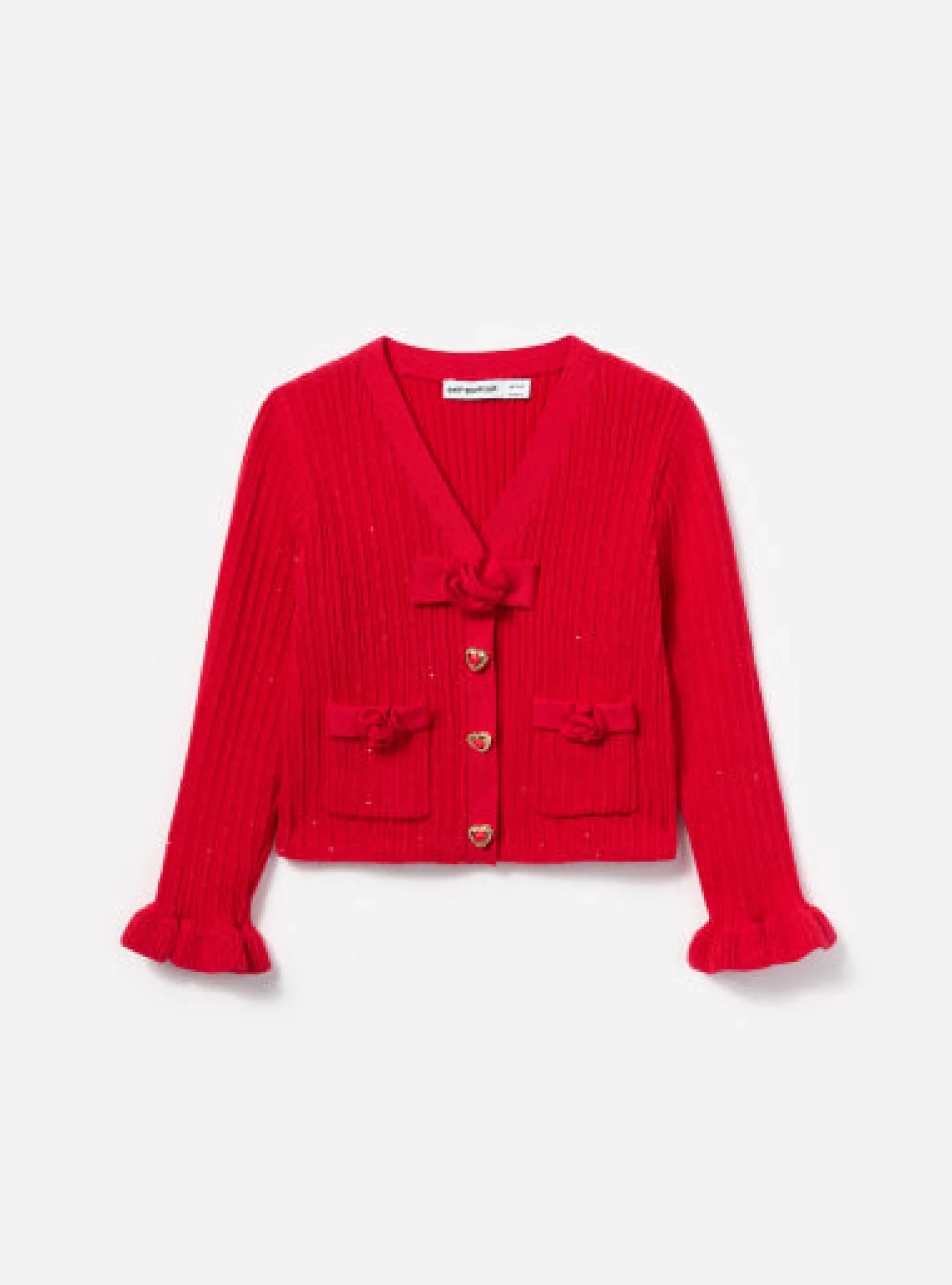 Ribbed Knit Cardigan^self-portrait Flash Sale