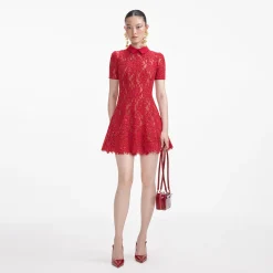 Sequin Lace Mini Dress^self-portrait Clearance